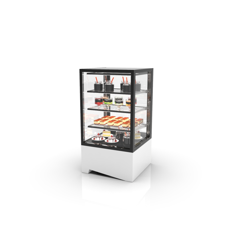 Vitrine R&eacute;frig&eacute;r&eacute;e Professionnelle Blanche &agrave; Portes Arri&egrave;re, IN60-115 - SAYL