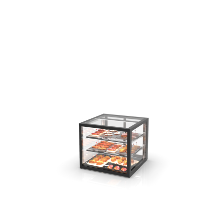 Vitrine neutre 2 &eacute;tag&egrave;res - IN60-50N - SAYL