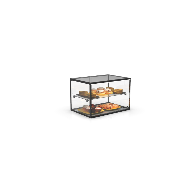 Vitrine de boulangerie neutre noire 1 &eacute;tag&egrave;re EP36SL - SAYL