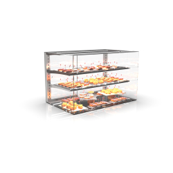 Vitrine de Boulangerie Neutre Noire EPV100 - SAYL