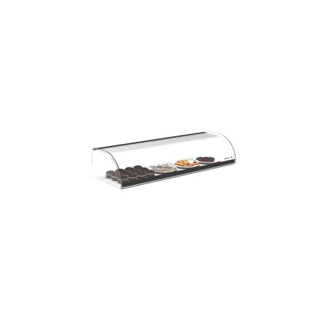 Vitrine Boulangerie Neutre Noire avec Portes Coulissantes Arri&egrave;re - ES4 - SAYL