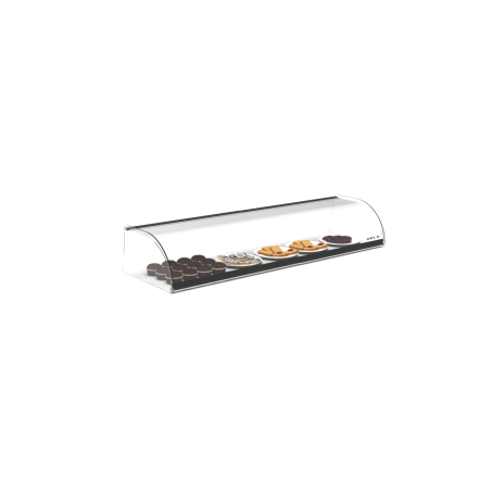 Vitrine Boulangerie Neutre Noire Portes Coulissantes Arri&egrave;re - ES6 - SAYL
