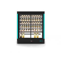 Vitrine R&eacute;frig&eacute;r&eacute;e Semi-Murale Noire RGB - PAK-RAA-W - SAYL