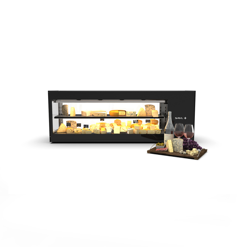 Vitrine r&eacute;frig&eacute;r&eacute;e VTLG6PSP professionnelle pour fromages et produits frais - SAYL