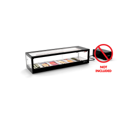 Vitrine r&eacute;frig&eacute;r&eacute;e statique double pour sushis VTLG6SGZ - SAYL