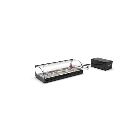 Vitrine r&eacute;frig&eacute;r&eacute;e statique noire V4GR - SAYL