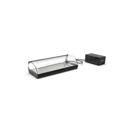 Vitrine R&eacute;frig&eacute;r&eacute;e Statique Noire pour Couvercles, Portes Coulissantes Arri&egrave;re V4GRP - SAYL