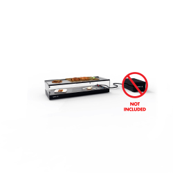 Vitrine R&eacute;frig&eacute;r&eacute;e Statique Noire Portes Coulissantes VTLG4GRPZ - SAYL