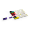 8 Feutres &agrave; Craie Couleurs Assorties 3mm Pointe Ronde - Hendi