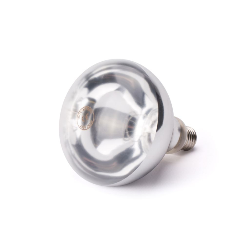 Ampoule Chauffante Infrarouge Blanche Incassable E27 250W - Hendi