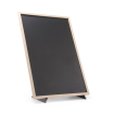 Ardoise grand format 400x600mm avec cadre bois et support pratique - Hendi