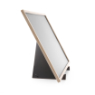 Ardoise grand format 400x600mm avec cadre bois et support pratique - Hendi