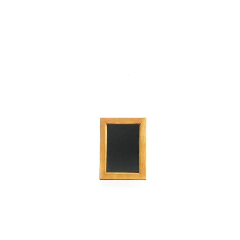 Ardoise Murale Noire avec Cadre en Bois 300x400mm - Hendi