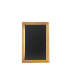 Ardoise Murale Noire avec Cadre en Bois 400x600mm - Hendi