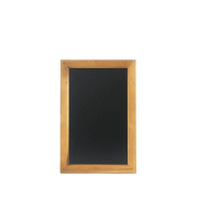 Ardoise Murale Noire avec Cadre en Bois 400x600mm - Hendi