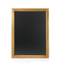 Ardoise Murale Noire avec Cadre en Bois 600x800mm - Hendi