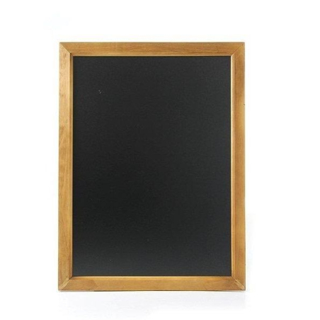 Ardoise Murale Noire avec Cadre en Bois 600x800mm - Hendi