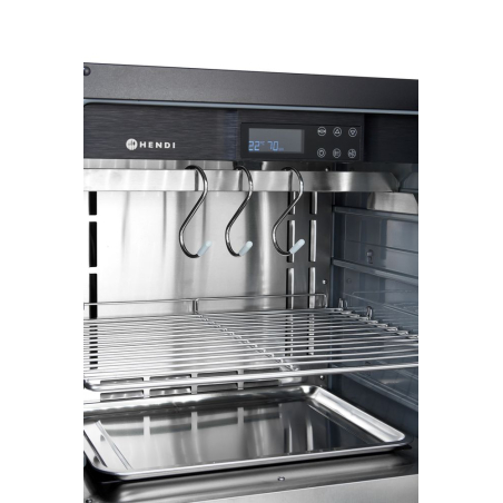Armoire de maturation &agrave; viande comptoir professionnelle 98L en acier inoxydable - Hendi