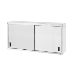 Armoire murale soud&eacute;e Profi Line avec portes coulissantes Inox AISI 430, 1000x400x600mm - Hendi