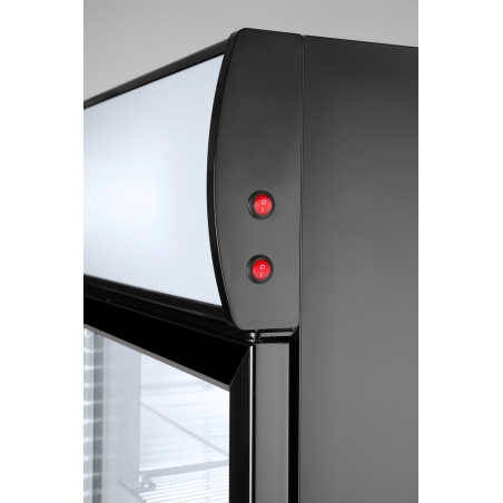 Armoire R&eacute;frig&eacute;r&eacute;e Professionnelle Double Porte Arktic 512L Noire - Hendi