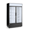 Armoire R&eacute;frig&eacute;r&eacute;e Professionnelle Double Porte Arktic 512L Noire - Hendi