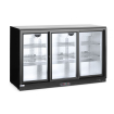 Arri&egrave;re Bar R&eacute;frig&eacute;r&eacute; 3 Portes Coulissantes Arktic 254L Noir - Hendi