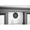 Arri&egrave;re Bar R&eacute;frig&eacute;r&eacute; 3 Portes Coulissantes Arktic 254L Noir - Hendi
