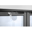 Arri&egrave;re de bar double porte 158L Noir Arktic - Hendi