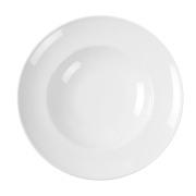 Assiette &agrave; P&acirc;tes Professionnelle en Porcelaine Blanche, Diam&egrave;tre 260mm - Hendi