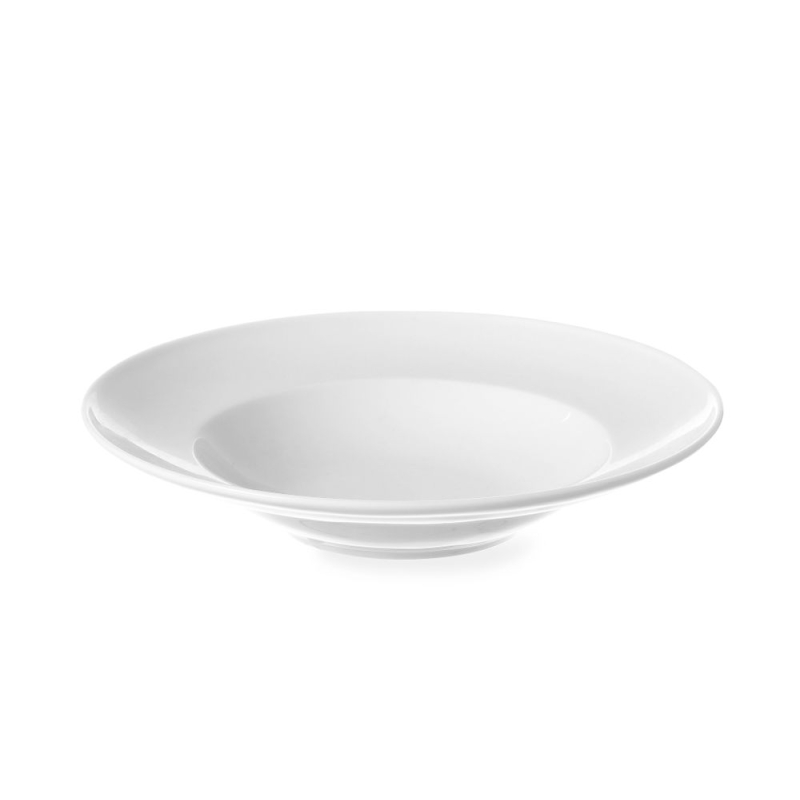 Assiette &agrave; P&acirc;tes Professionnelle en Porcelaine Blanche, Diam&egrave;tre 260mm - Hendi