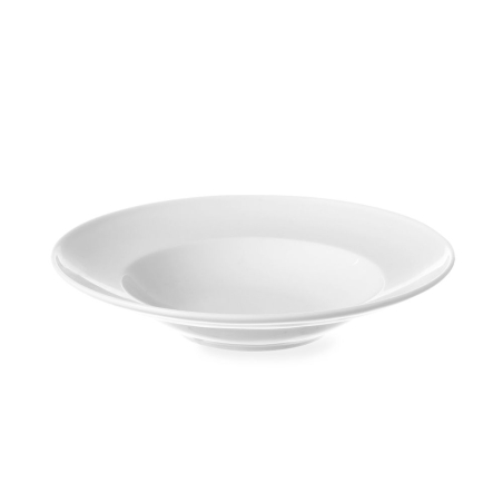 Assiette &agrave; P&acirc;tes Professionnelle en Porcelaine Blanche, Diam&egrave;tre 260mm - Hendi