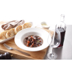 Assiette &agrave; P&acirc;tes Professionnelle en Porcelaine Blanche, Diam&egrave;tre 260mm - Hendi