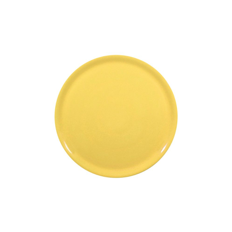 Assiette &agrave; pizza Jaune Speciale ⌀330mm, Plat de service - Hendi