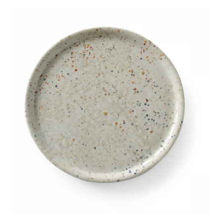 Assiette &agrave; pizza professionnelle HENDI Drops Collection - Gris clair ⌀330mm - Hendi