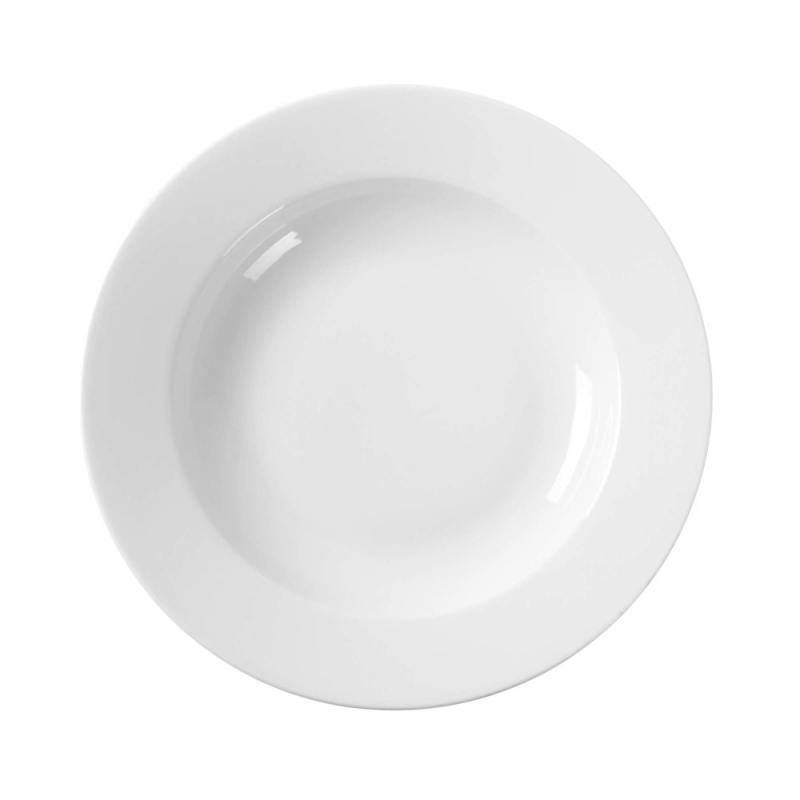 Assiette creuse blanche professionnelle ⌀230mm - Hendi