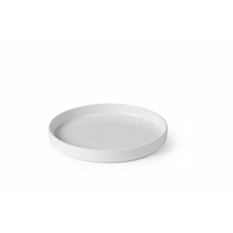 Assiette Oslo Professionnelle Porcelaine Bord Haut Blanche ⌀200mm - Hendi