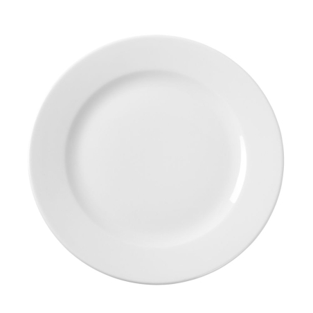 Assiette plate blanche en porcelaine Hendi, diam&egrave;tre 160 mm - Hendi