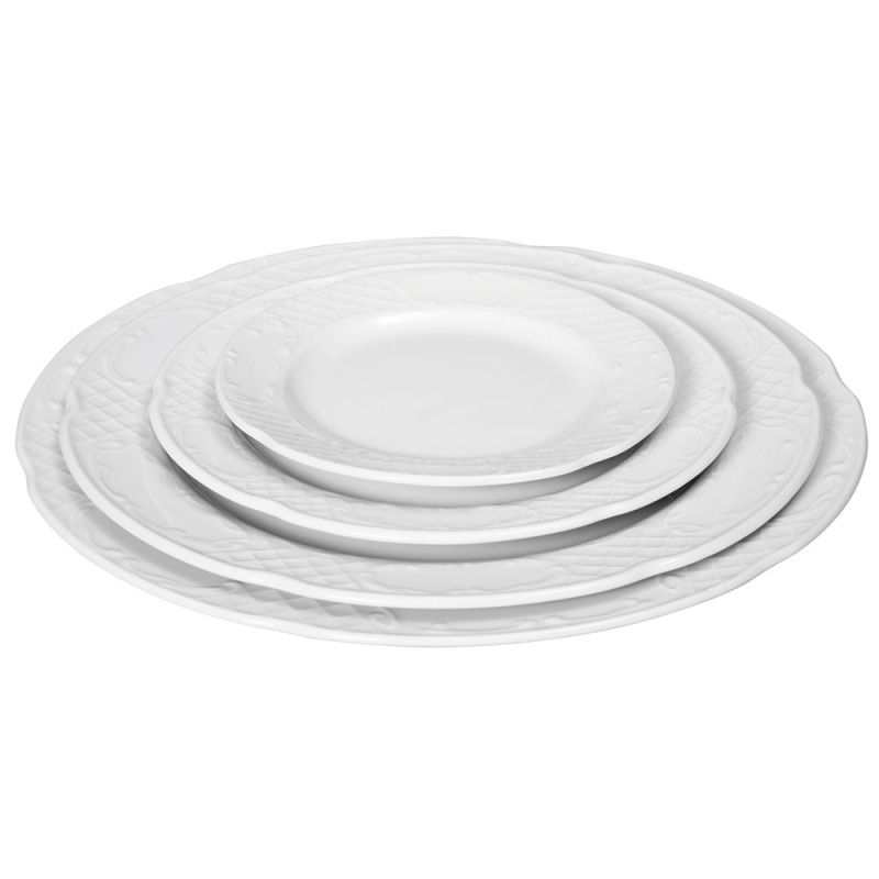 Assiette plate professionnelle ⌀255mm pour chefs - Hendi