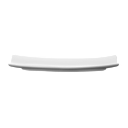 Assiette Rectangulaire Bark Professionnelle, 105x20mm - Hendi