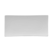 Assiette Rectangulaire Bark Professionnelle, 105x20mm - Hendi