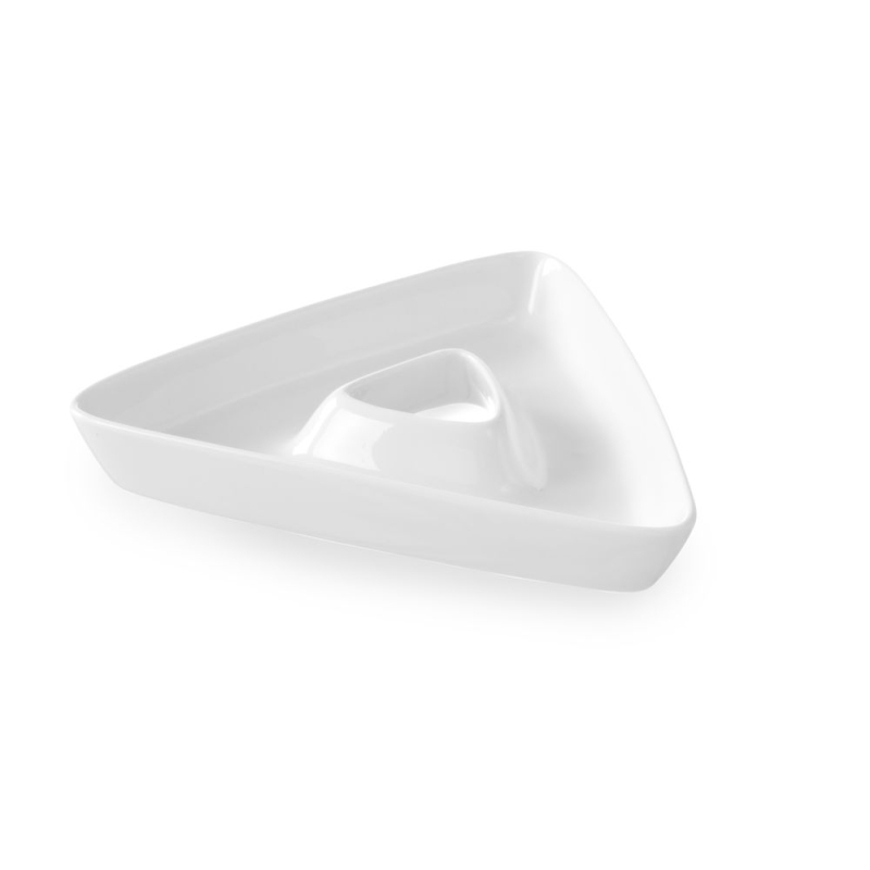 Assiette triangulaire professionnelle 176x161x27mm - Hendi