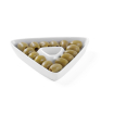 Assiette triangulaire professionnelle 176x161x27mm - Hendi