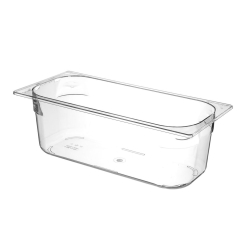 Bac &agrave; glace professionnel 5L en polycarbonate transparent - Hendi