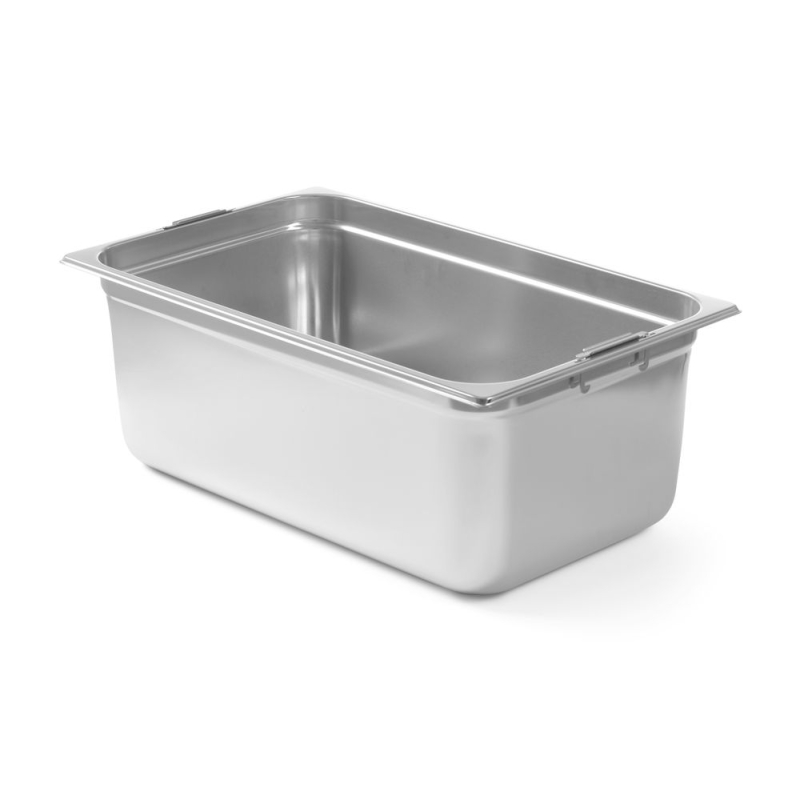 Bac Gastro GN 1/1 28L H200mm avec Poign&eacute;es Pliables - Hendi