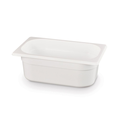 Bac Gastro GN 1/4 Blanc, 2.8L, 265x162x100mm - Hendi