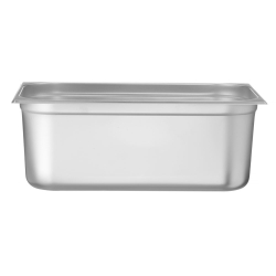 Bac Gastro Norme 1/1 Acier Inoxydable Profond 200mm, Capacit&eacute; 28L - Hendi
