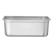 Bac Gastro Norme 1/1 Acier Inoxydable Profond 200mm, Capacit&eacute; 28L - Hendi
