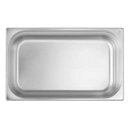 Bac Gastro Norme 1/1 Acier Inoxydable Profond 200mm, Capacit&eacute; 28L - Hendi