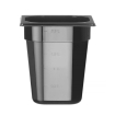 Bac Gastro Profi Line 1/6 Noir 3,4L, 176x162x(H)200mm - Hendi