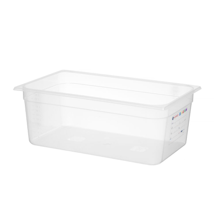 Bac Gastronorme 1/1 Transparent 28L (530x325xH200mm) Professionnel - Hendi